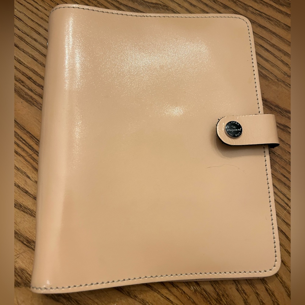 Filofax The Original Organizer A5- Patent Nude